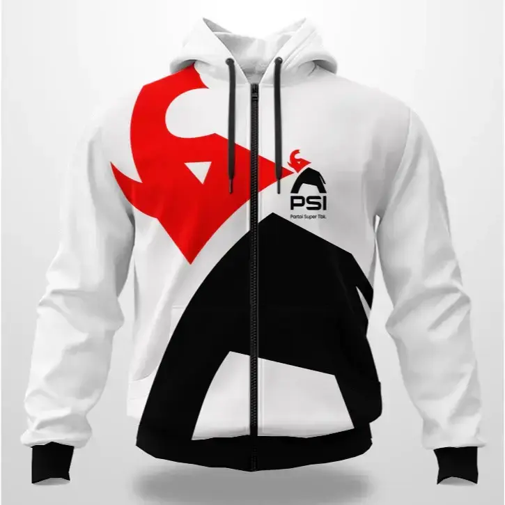 Jaket Partai PSI Hoodie Zipper Custom Keren