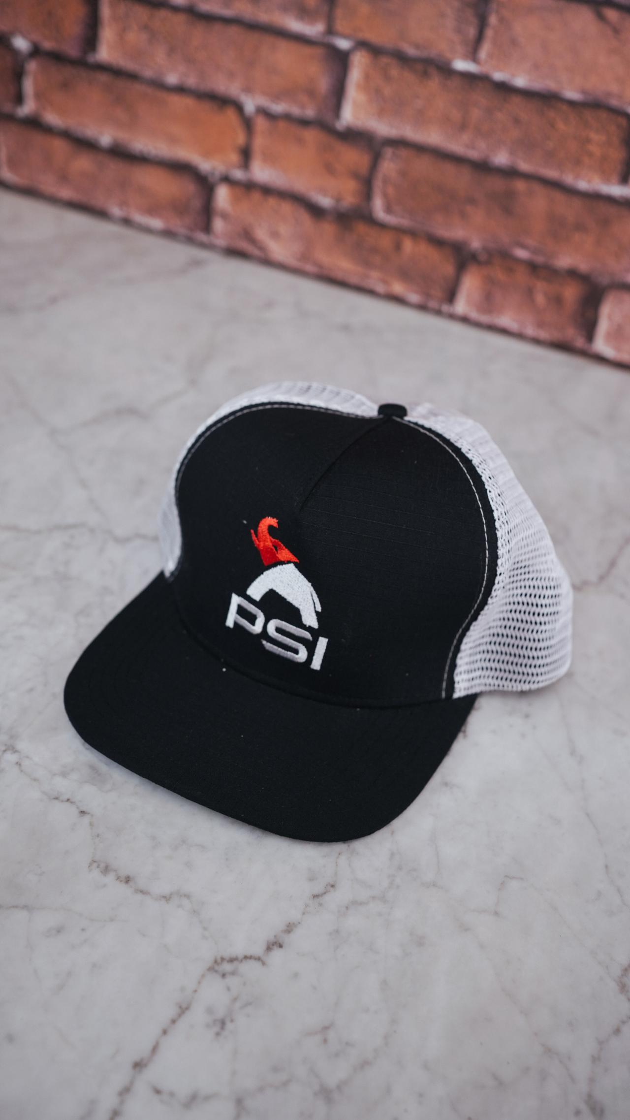 Trucker Caps (Jaring) Hitam - Putih